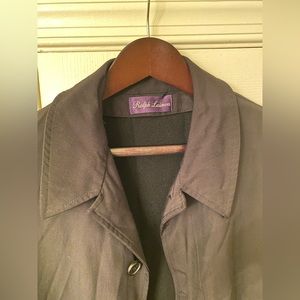 Ralph Lauren Purple Label Balmacaan Tech Coat Detachable Wool & Cashmere Liner
